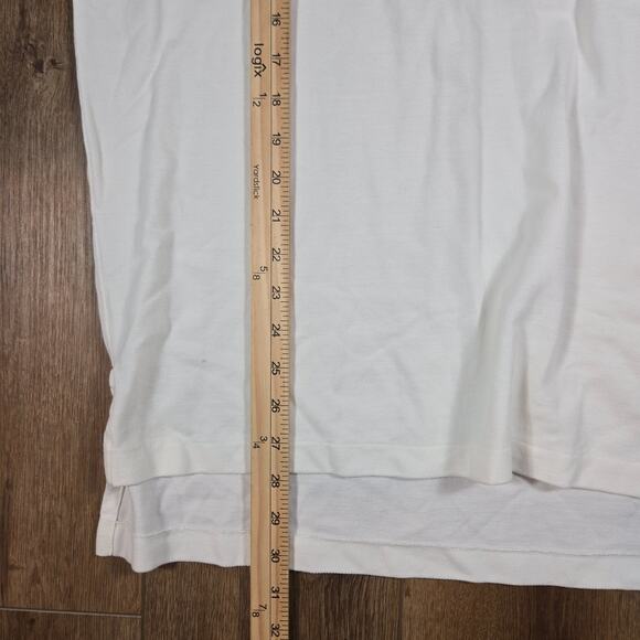 Polo Ralph Lauren Men’s M Polo Shirt White Flag Logo Vintage Patriotic USA July - Picture 5 of 6